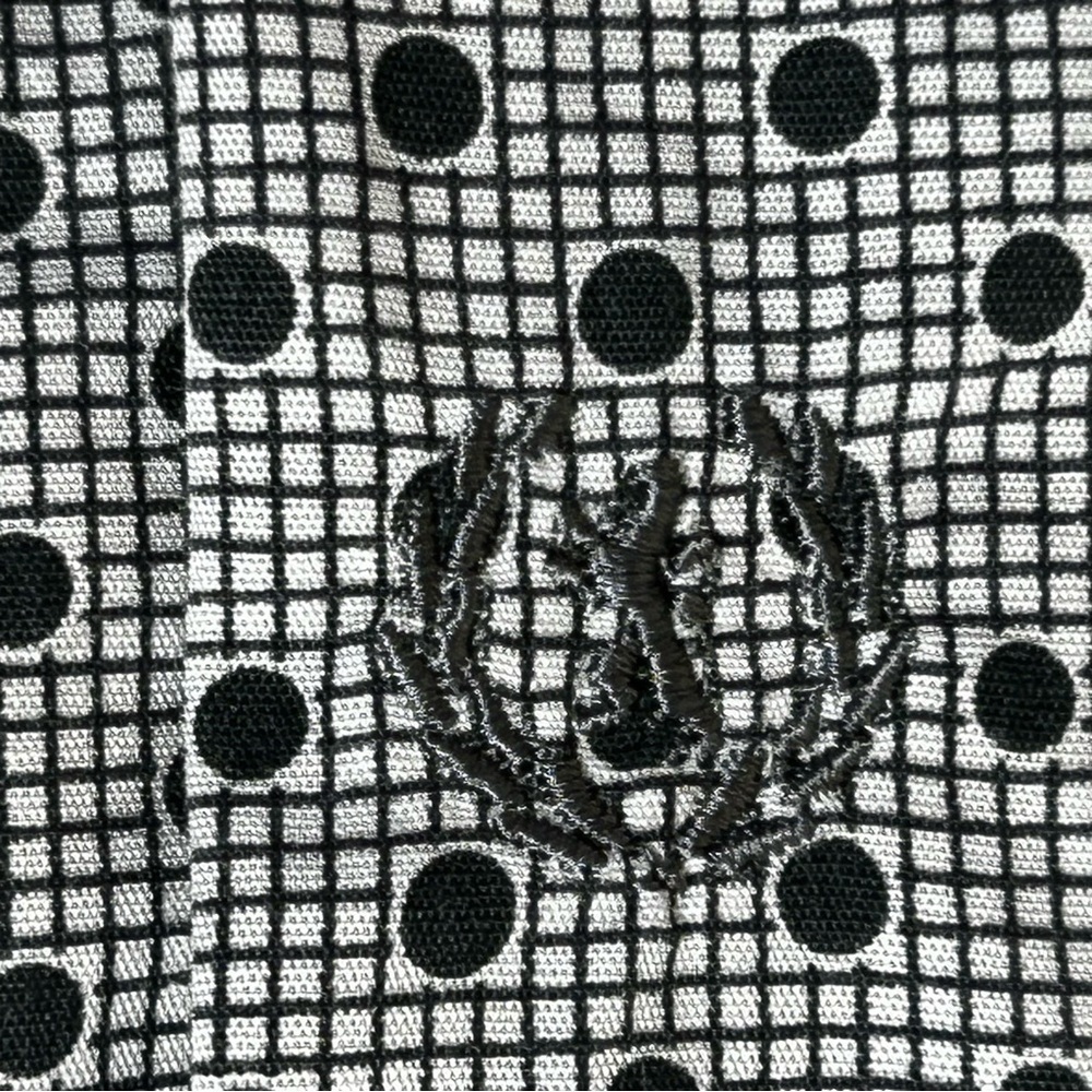 Bugatchi UOMO Black and White Patterned Button Down Dress Shirt Size L - Picture 4 of 10